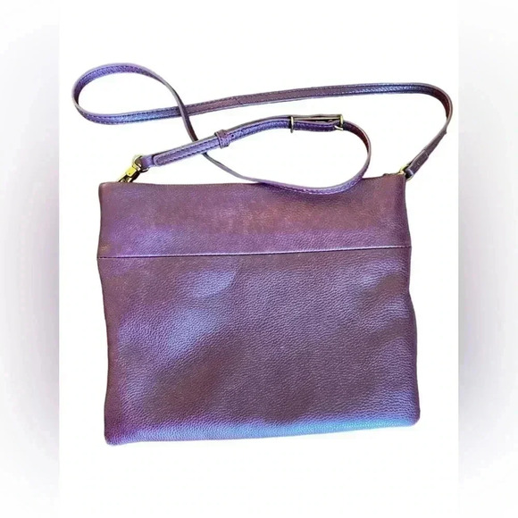 The Sak collective burgundy leather crossbody. - Picture 3 of 16